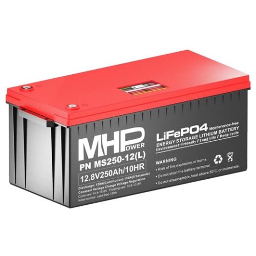 Batéria MHPower MS250-12(L) LiFePO4, 12V/250Ah, LC5-M8