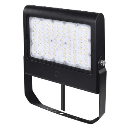 LED reflektor AGENO čierny, 100W neutrálna biela