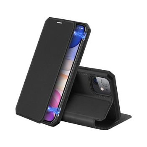 puzdro Flip Case DuxDucis X-Skin Samsung A72 Black