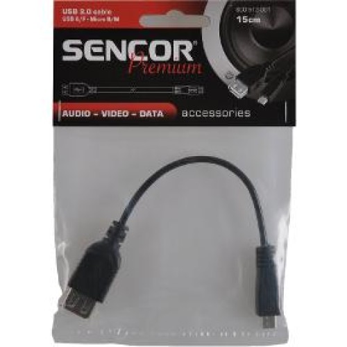 SCO 513-001 USB A/F-Micro B/M SENCOR
