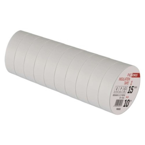 Izolačná páska PVC 15mm / 10m biela