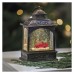 LED dekorácia – vianočný lampáš s autom, 21 cm, 3x AA, vnútorný, teplá biela, časovač