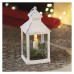 LED dekorácia – vianočný lampáš so sviečkou, 23 cm, 3x AAA, vnútorný, vintage