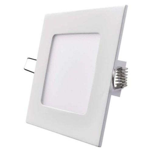 LED panel 120×120, štvorcový vstavaný biely, 6W teplá biela