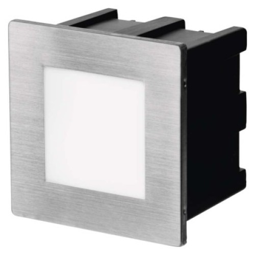 LED orientačné vstavané svietidlo AMAL 80×80, 1,5W teplá b.,IP65