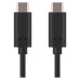 Nabíjací a dátový kábel USB-C 3.1 / USB-C 3.1, 1 m, čierny
