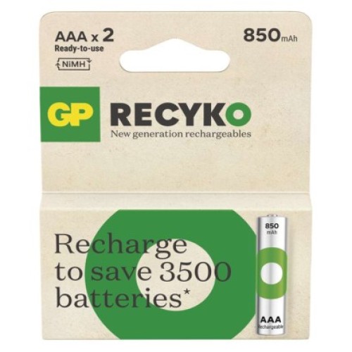 Nabíjacia batéria GP ReCyko 850 (AAA) 2 ks