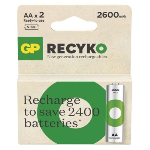 Nabíjacia batéria GP ReCyko 2600 (AA) 2 ks