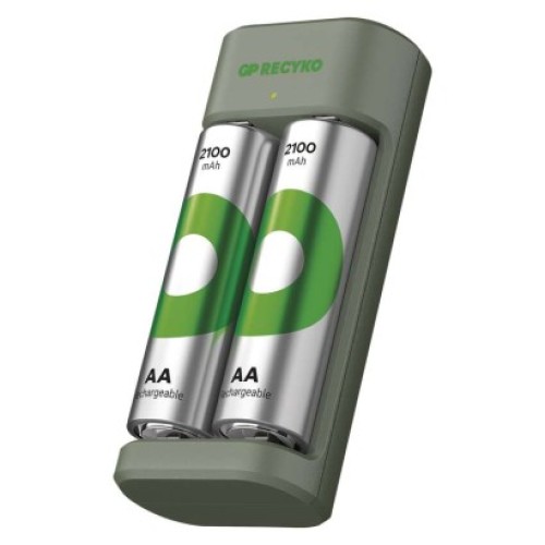 GP nabíjačka batérií Eco E221 + 2AA GP ReCyko 2100