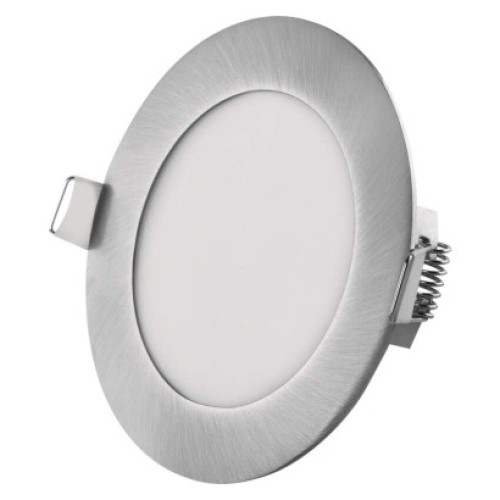 LED vstavané svietidlo NEXXO, kruhové, strieborné, 7W, CCT
