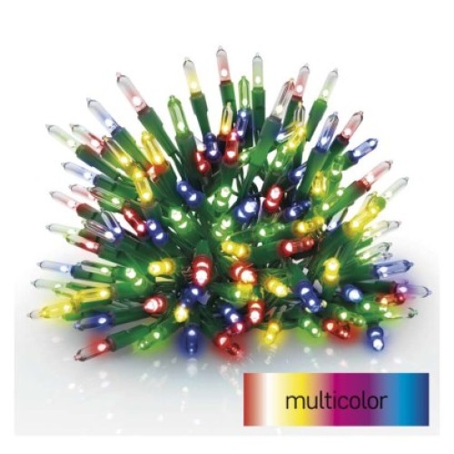 LED vianočná reťaz – tradičná, 26,85 m, vonkajšia aj vnútorná, multicolor