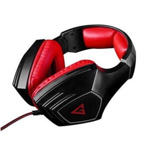 Modecom VOLCANO RAGE headset, herní sluchátka s mikrofonem, 2x 3,5mm konektor, 2,2m kabel, černá/červená