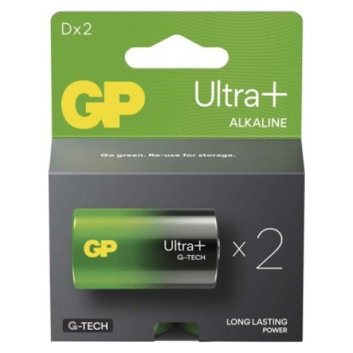 Alkalická batéria GP Ultra Plus LR20 (D)