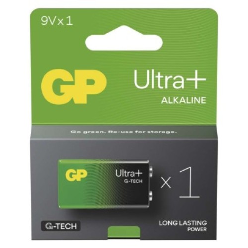 Alkalická batéria GP Ultra Plus 6LR61 (9V)