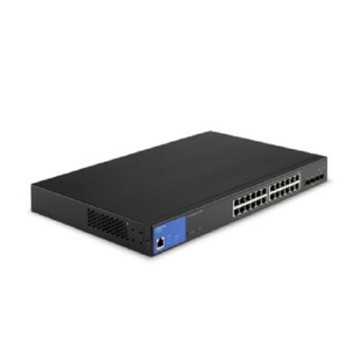 Linksys 24-Port Managed PoE+ Gigabit Switch + 4 SFP+ Ports