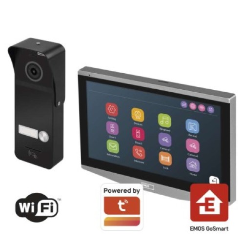 GoSmart Sada domáceho videovrátnika EMOS IP-750A s Wi-Fi