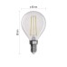 LED žiarovka Filament Mini Globe / E14 / 1,8 W (25 W) / 250 lm / teplá biela