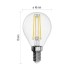 LED žiarovka Filament Mini Globe / E14 / 6 W (60 W) / 810 lm / teplá biela