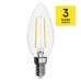 LED žiarovka Filament sviečka / E14 / 1,8 W (25 W) / 250 lm / neutrálna biela