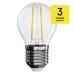 LED žiarovka Filament Mini Globe / E27 / 1,8 W (25 W) / 250 lm / neutrálna biela