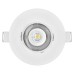 LED bodové svietidlo Exclusive biele, kruh 5W neutrálna b.