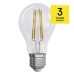 LED žiarovka Filament A60 / E27 / 8,5 W (75 W) / 1 055 lm / teplá biela / stmievateľná