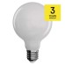 LED žiarovka Filament Globe / E27 / 7,8 W (75 W) / 1 055 lm / teplá biela