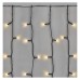 Standard LED spojovacia vianočná reťaz – záclona, 1x2 m, vonkajšia, teplá biela