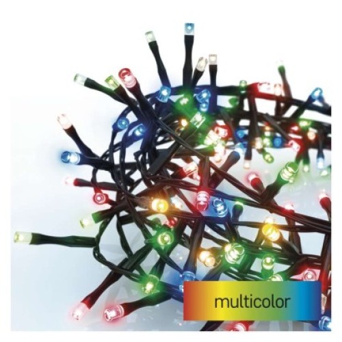 LED vianočná reťaz – ježko, 8 m, vonkajšia aj vnútorná, multicolor, časovač