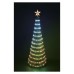 LED vianočný stromček so svetelnou reťazou a hviezdou, 1,5 m, vnút., ovládač, časovač, RGB