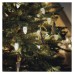 LED vianočná reťaz – šišky, 9,8 m, vonkajšia aj vnútorná, teplá biela, programy