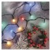 LED vianočná cherry reťaz – guličky, 8 m, vonkajšia aj vnútorná, multicolor, časovač