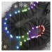 LED vianočná cherry reťaz – guličky, 10 m, RGB, ovládač, programy, časovač