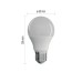 LED žiarovka Classic A60 / E27 / 8,5 W (60 W) / 806 lm / teplá biela