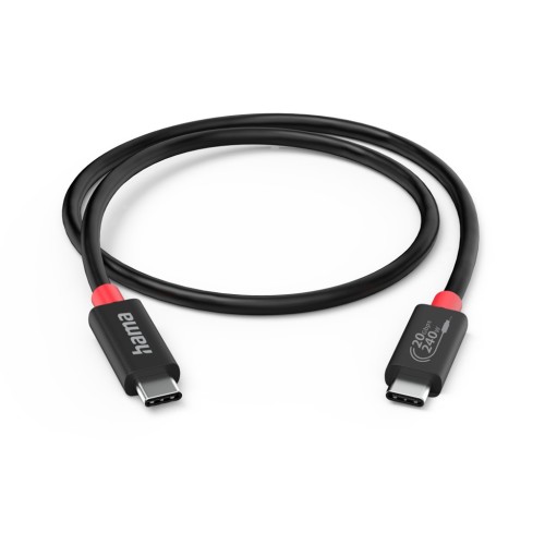 Hama USB-C kábel USB4, 2 m, 20 Gb/s, 240 W