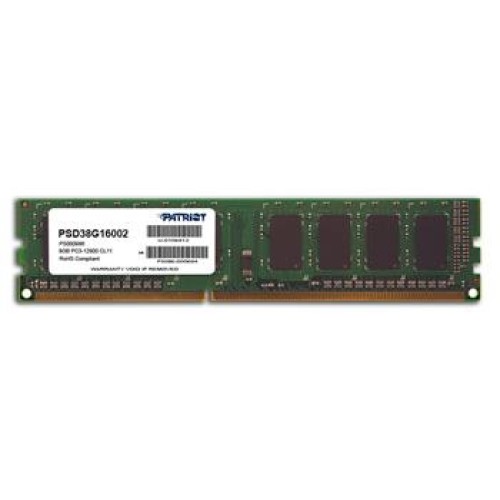Pamäť Patriot DDR3 8GB, 1600MHz, CL11