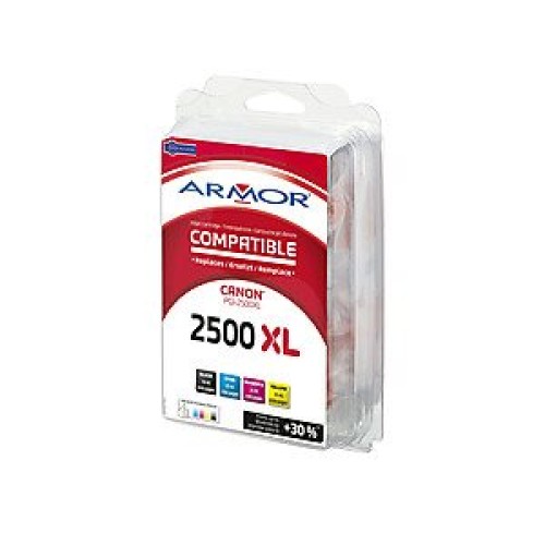 alt. multipack wecare ARMOR pre CANON PGI2500XL Black+CMY HC pre MAXIFYiB4050,MB5050,MB5350 1x76ml/ 3x25ml