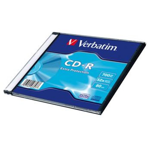 Médium Verbatim CD-R 80 52x EXTRA slim 200ks