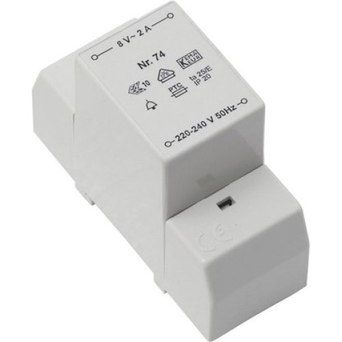 LUX transformátor pre drátový zvonek 8V/2A