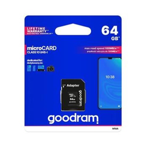 pamäťová karta Goodram MicroSD C10 064GB