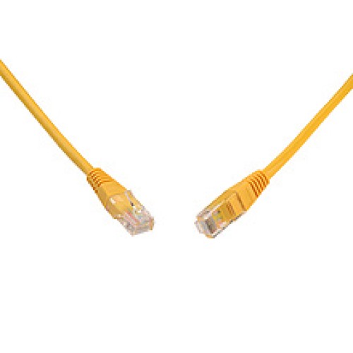 Solarix Patch kabel CAT5E UTP PVC 3m žlutý non-snag-proof C5E-155YE-3MB