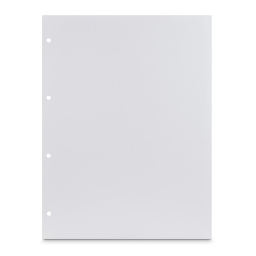 Hama fotokartón, 23,3 x 31 cm, dierovaný, 25 listov, biela