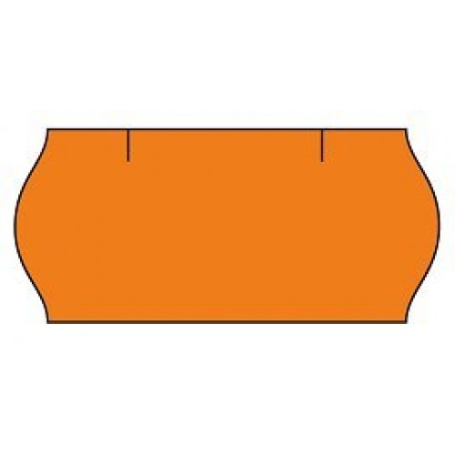 cenovkové etikety 22x12 CONTACT METO 6 - oranžové (pre etiketovacie kliešte) 1.500 ks/rol.