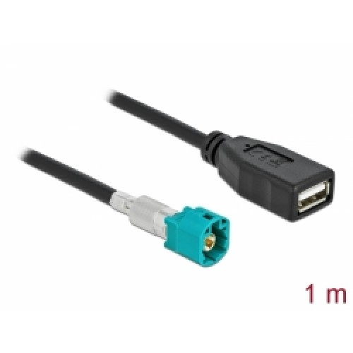 Delock Kabel HSD Z samec na USB 2.0 Typu-A samice 1m
