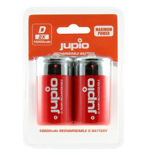 Batéria Jupio D 10000mAh (veľké monočlánky) 2ks, dobíjacia
