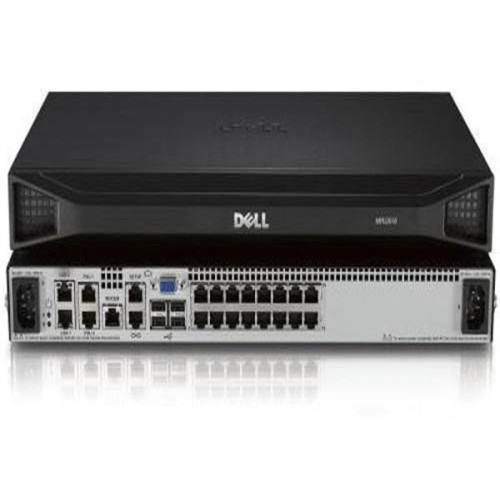 Dell DMPU2016-G01 16-port remote KVM switch with two remote users, one local user, dual power supply - TAA Compliant.