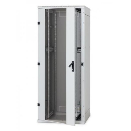 Rack Triton 19'' stojanový 18U/ 600x600 prosklené dveře, šedý