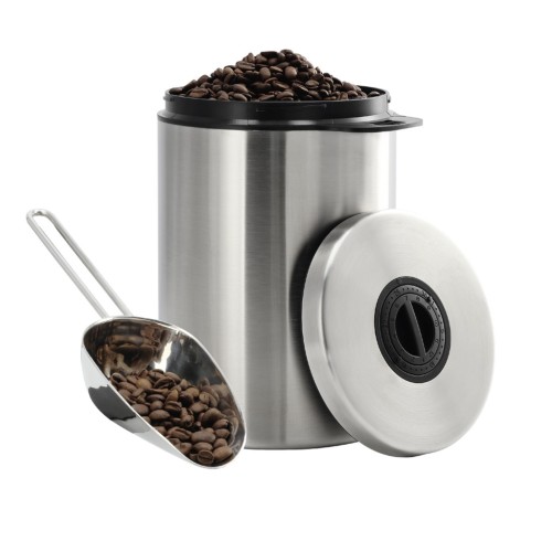 Xavax nerezová nádoba na 1 kg kávových zŕn, s dávkovacou lopatkou