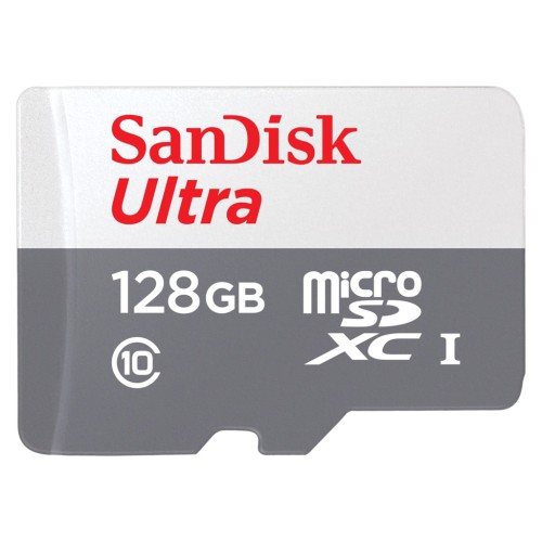 SanDisk Ultra microSDXC 128 GB 100 MB/s Class 10 UHS-I, s adaptérom