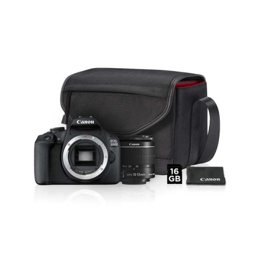 Canon EOS 2000D + 18-55 DC + SB130 + 16GB